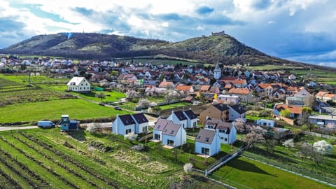Property building, Spring, Natural landscape, City view, Location