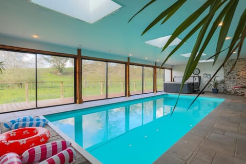 Property building, Living room, Swimming pool