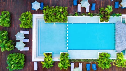 Bird's eye view, Swimming pool