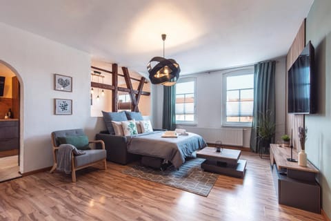 Communal lounge/ TV room, Bed, TV and multimedia, Living room, Photo of the whole room