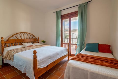 Property building, Living room, Bedroom