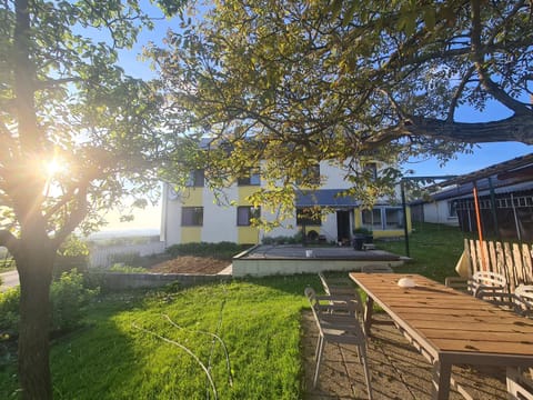 Property building, Garden, Dining area