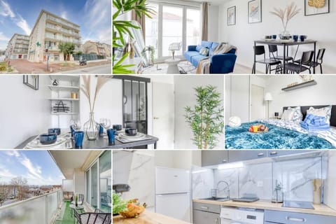 Le Majestic Blue - Métro 8/Hôpital Henri Mondor Apartment in Créteil