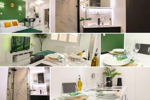 Bed, Kitchen or kitchenette, Photo of the whole room, Bedroom, stove