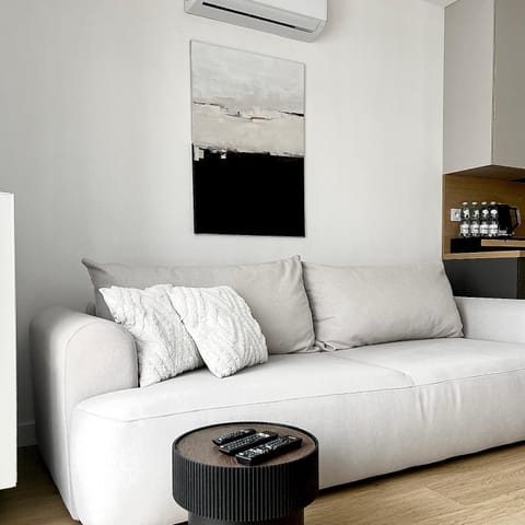 Living room, Seating area, air conditioner