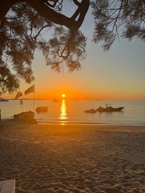 Beach, Sea view, Sunset