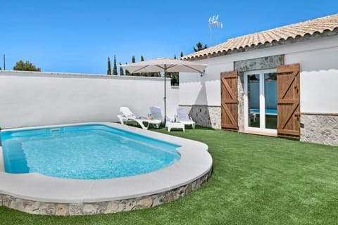 Property building, Living room, Swimming pool