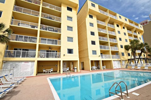 Property building, Day, View (from property/room), Pool view, Swimming pool, sunbed
