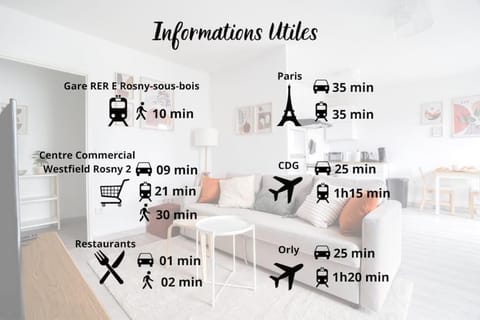 Le Colorful Bohème - proche Paris Apartment in Île-de-France