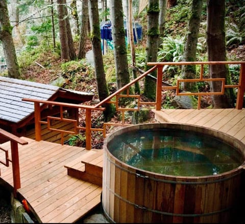 Day, Natural landscape, Hot Tub
