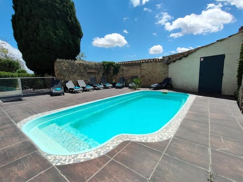 Natural landscape, Pool view, Swimming pool, sunbed