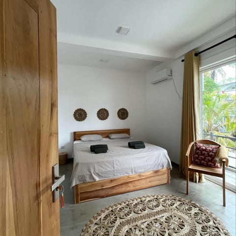 Photo of the whole room, Bedroom, air conditioner