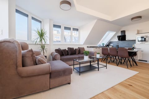 TV and multimedia, Kitchen or kitchenette, Living room, Seating area, Dining area, City view, City view, dishwasher, internet, minibar, pet friendly, air conditioner, air conditioner
