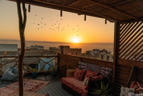 Balcony/Terrace, Decorative detail, Sunset