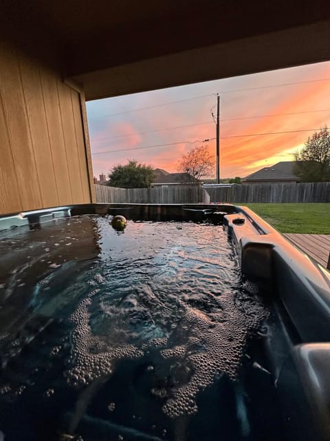 Hot Tub, Sunset