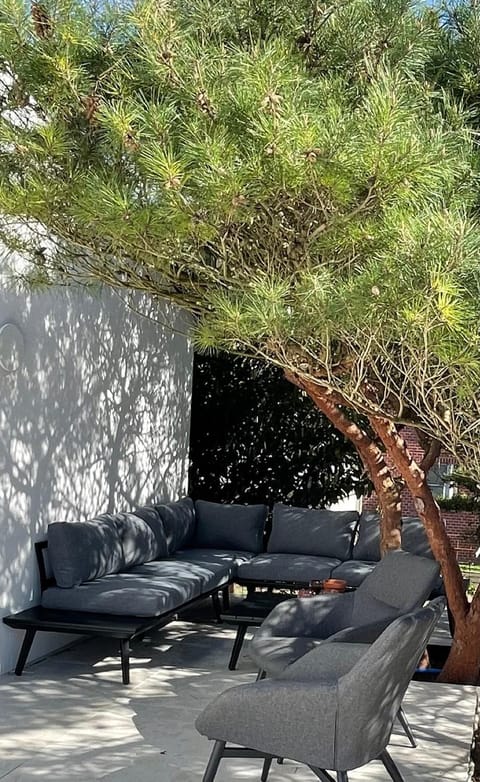 Patio, Spring, Day, Garden, Balcony/Terrace, Seating area