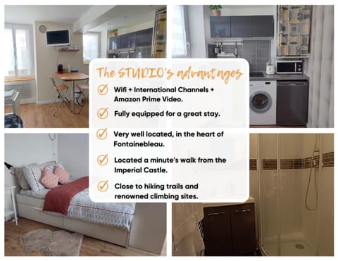 Studio Hypercentre Fontainebleau , Proche Château Apartment in Fontainebleau
