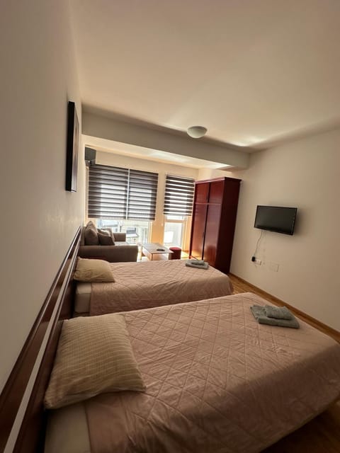 Communal lounge/ TV room, Bed, TV and multimedia, Bedroom