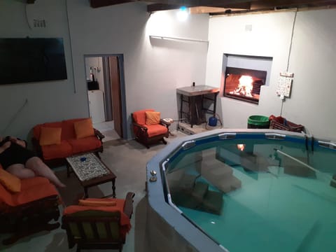 Living room, Seating area, Pool view, Swimming pool