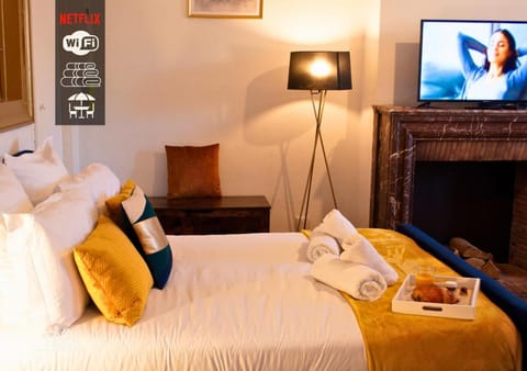Bed, TV and multimedia