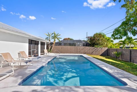 Patio, Day, Pool view, Swimming pool