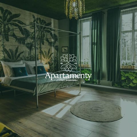Bed, Living room, Seating area, Bedroom