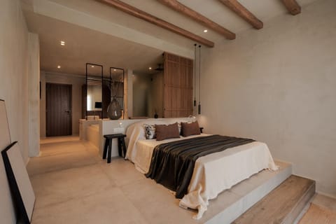 Shower, Bed, Hot Tub, Photo of the whole room, Bedroom, wardrobe