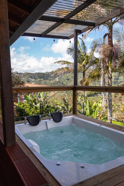 Natural landscape, Hot Tub, Mountain view