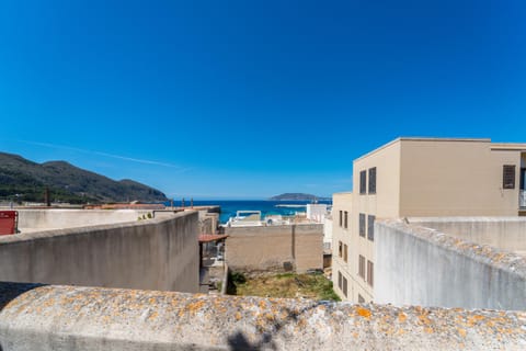 Property building, Patio, Patio, Day, Natural landscape, Summer, View (from property/room), Balcony/Terrace, Balcony/Terrace, Mountain view, Sea view
