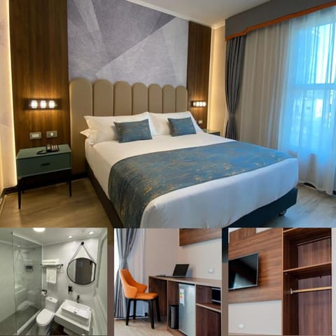Bed, TV and multimedia, Photo of the whole room, Bedroom