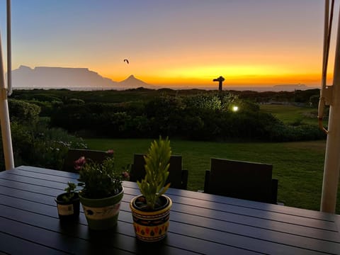 Garden view, Mountain view, Sunset