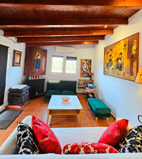 View (from property/room), Living room, Seating area, fireplace