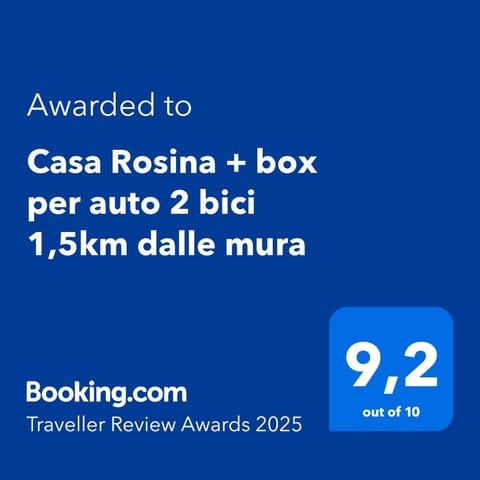 Casa Rosina + box per auto 2 bici 1,5km dalle mura Apartment in Lucca