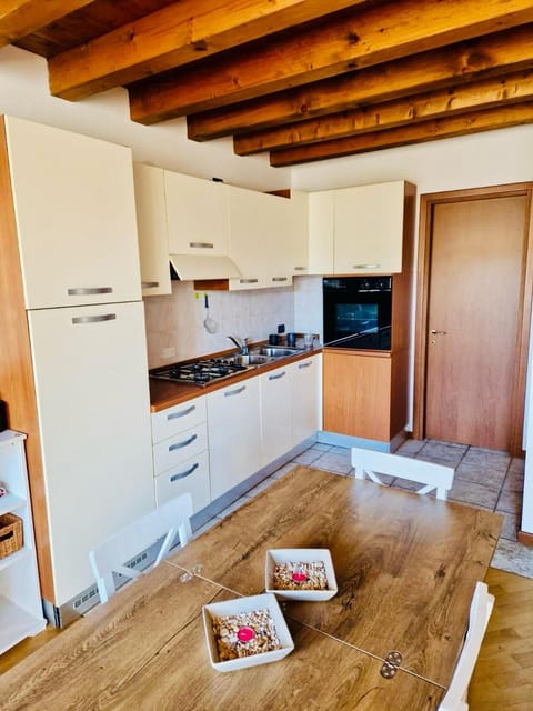 Kitchen or kitchenette, oven, stove