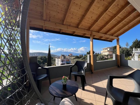 View (from property/room), Seating area, Sea view