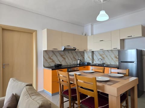 Kitchen or kitchenette, Living room, Dining area