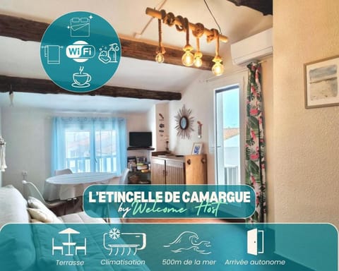 L'étincelle de Camargue, Plage et centre à pied Apartment in Saintes-Maries-de-la-Mer