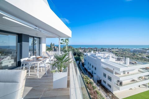 View (from property/room), Balcony/Terrace, Sea view