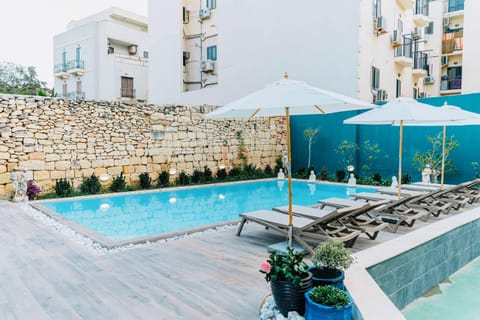 Suite 1 at Palazzo Seraphim Boutique living in St Julians Bed and Breakfast in Saint Julians