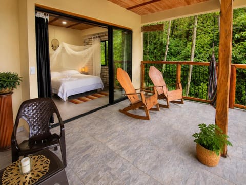 Balcony/Terrace, Bedroom, Garden view