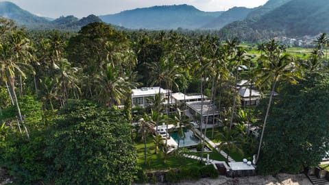Property building, Bird's eye view, Swimming pool