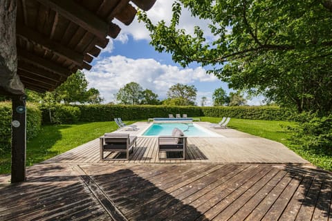 Property building, Living room, Swimming pool