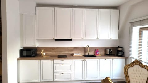 Coffee/tea facilities, Kitchen or kitchenette, minibar, stove