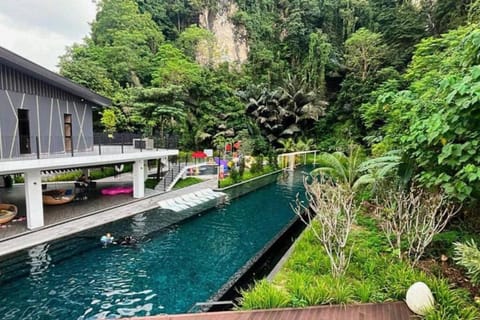 Natural landscape, Pool view, Swimming pool