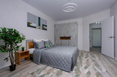 Bed, Photo of the whole room, Bedroom, wardrobe