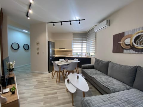 Living room, Seating area, Dining area, air conditioner