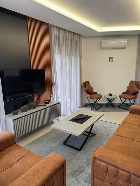 TV and multimedia, Living room, Seating area, Evening entertainment, air conditioner