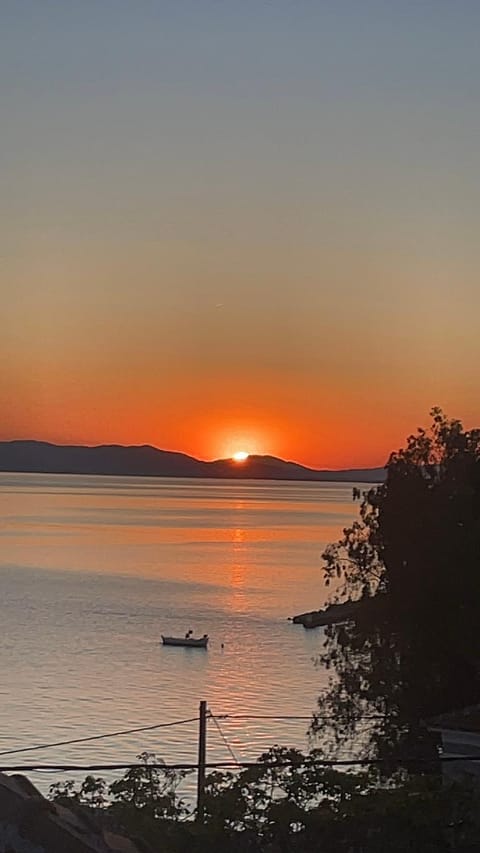 Natural landscape, Balcony/Terrace, Sea view, Sunset