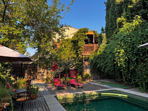 Summer, Garden, Balcony/Terrace, Swimming pool