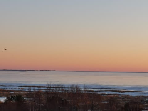 Natural landscape, Beach, Sea view, Sunset